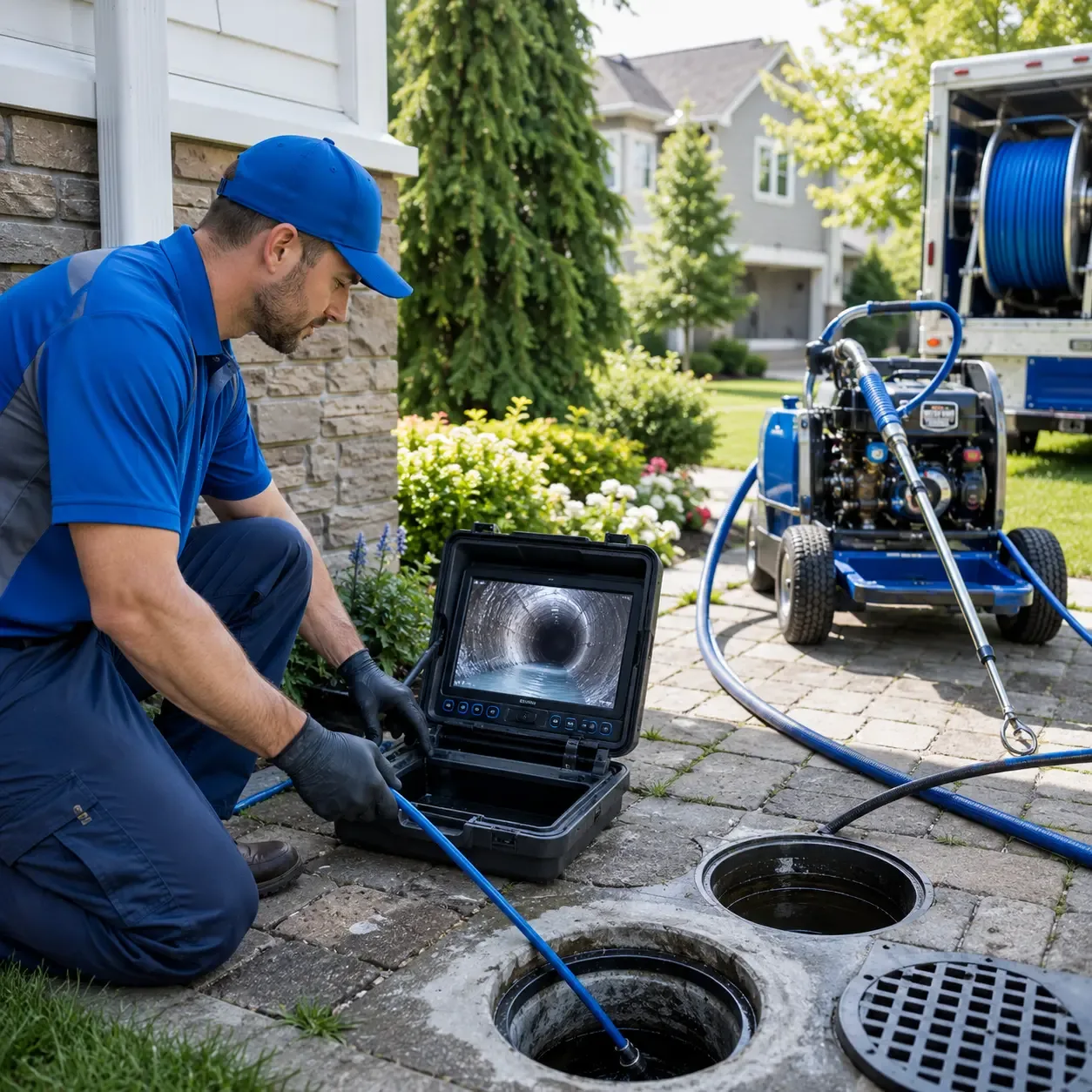 Outdoor drain cleaning professionals serving Newark, NY